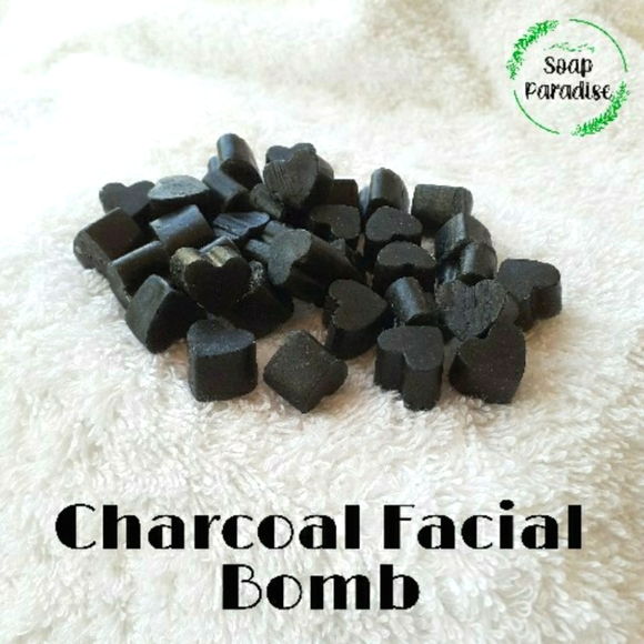 Charcoal Facial Bombs (Pack of 5) - Picture 2 of 5